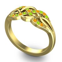 Simple Pave Sautri Ring