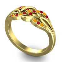 Simple Pave Sautri Ring