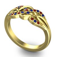 Simple Pave Sautri Ring