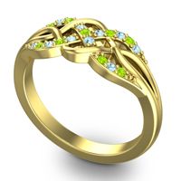 Simple Pave Sautri Ring