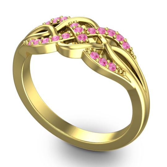 Simple Pave Sautri Ring