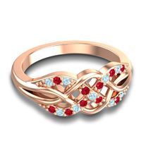 Simple Pave Sautri Ring