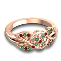 Simple Pave Sautri Ring