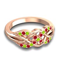 Simple Pave Sautri Ring