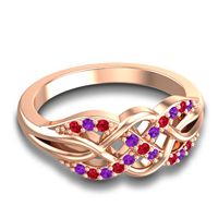 Simple Pave Sautri Ring