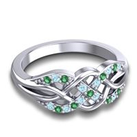 Simple Pave Sautri Ring