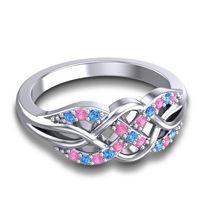 Simple Pave Sautri Ring