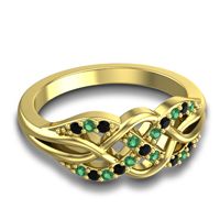 Simple Pave Sautri Ring