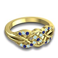 Simple Pave Sautri Ring