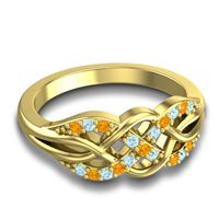 Simple Pave Sautri Ring