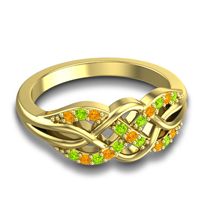 Simple Pave Sautri Ring