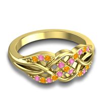 Simple Pave Sautri Ring