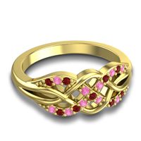Simple Pave Sautri Ring