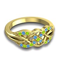 Simple Pave Sautri Ring