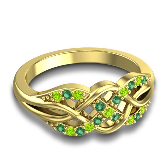 Simple Pave Sautri Ring