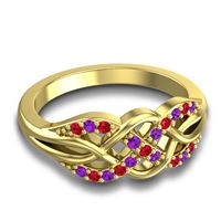 Simple Pave Sautri Ring