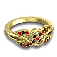 Simple Pave Sautri Ring