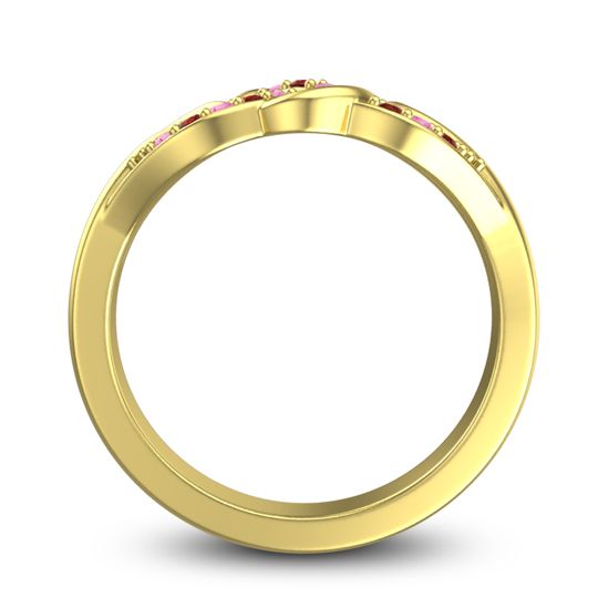 Simple Pave Sautri Ring