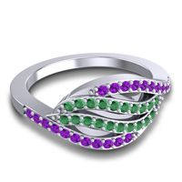 Simple Pave Lomaza Ring