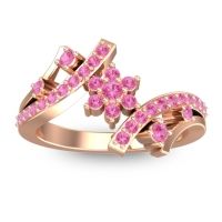 Pink Tourmaline Fashion Ring In 14K Rose Gold – Pippala Simple Ring