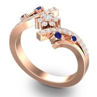 Simple Floral Pave Pippala Ring