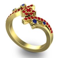 Simple Floral Pave Pippala Ring