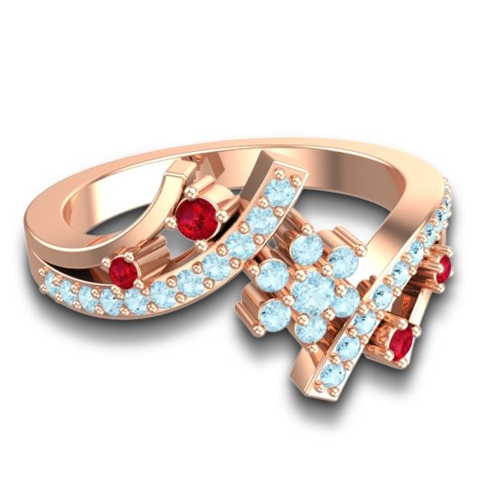 Simple Floral Pave Pippala Ring