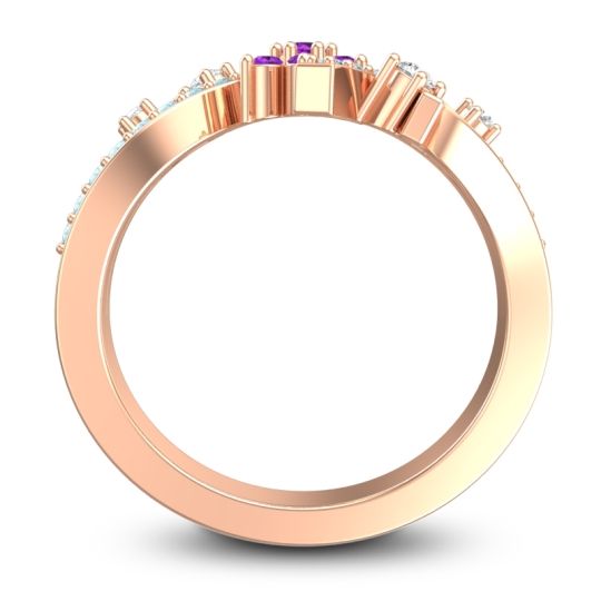 Simple Floral Pave Pippala Ring