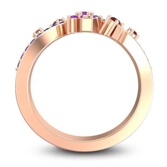 Simple Floral Pave Pippala Ring