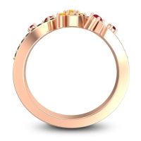 Simple Floral Pave Pippala Ring