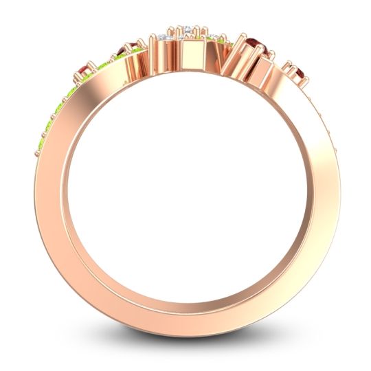 Simple Floral Pave Pippala Ring