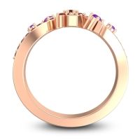 Simple Floral Pave Pippala Ring