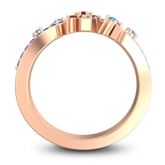 Simple Floral Pave Pippala Ring