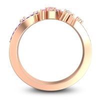 Simple Floral Pave Pippala Ring