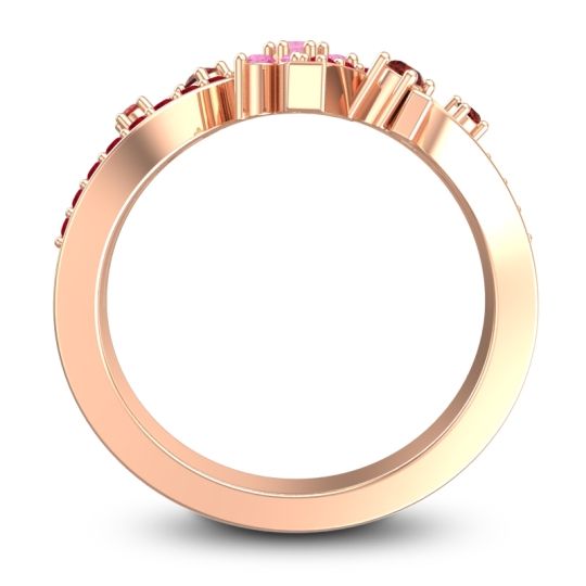 Simple Floral Pave Pippala Ring