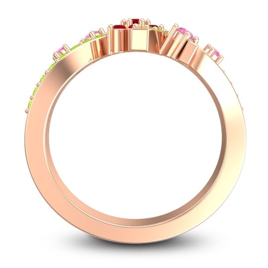 Simple Floral Pave Pippala Ring