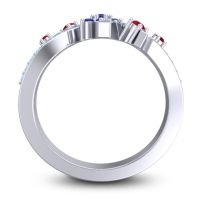 Simple Floral Pave Pippala Ring