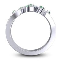 Simple Floral Pave Pippala Ring