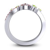 Simple Floral Pave Pippala Ring