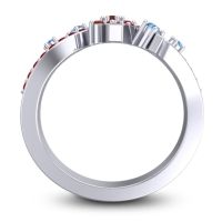 Simple Floral Pave Pippala Ring