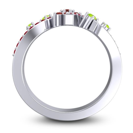 Simple Floral Pave Pippala Ring