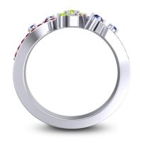 Simple Floral Pave Pippala Ring