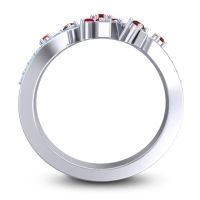 Simple Floral Pave Pippala Ring