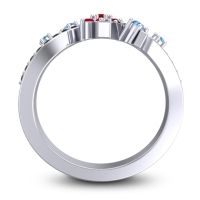 Simple Floral Pave Pippala Ring