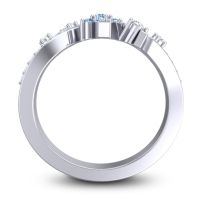 Simple Floral Pave Pippala Ring