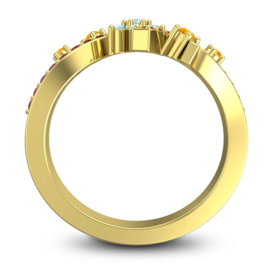 Simple Floral Pave Pippala Ring