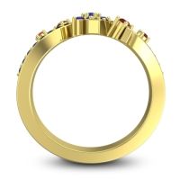 Simple Floral Pave Pippala Ring