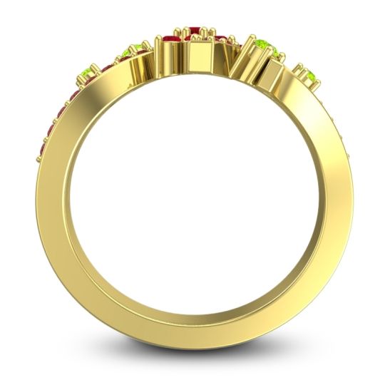 Simple Floral Pave Pippala Ring