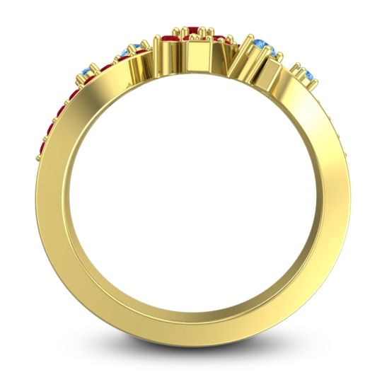 Simple Floral Pave Pippala Ring