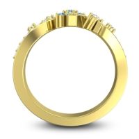 Simple Floral Pave Pippala Ring